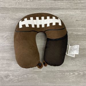Football Travel Airplane Pillow Mesh Pocket